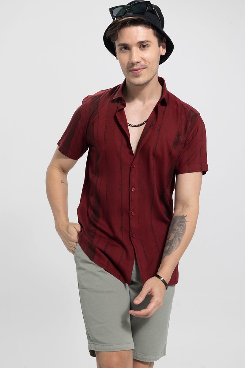 Men's Vertical Stripe Casual Shirt